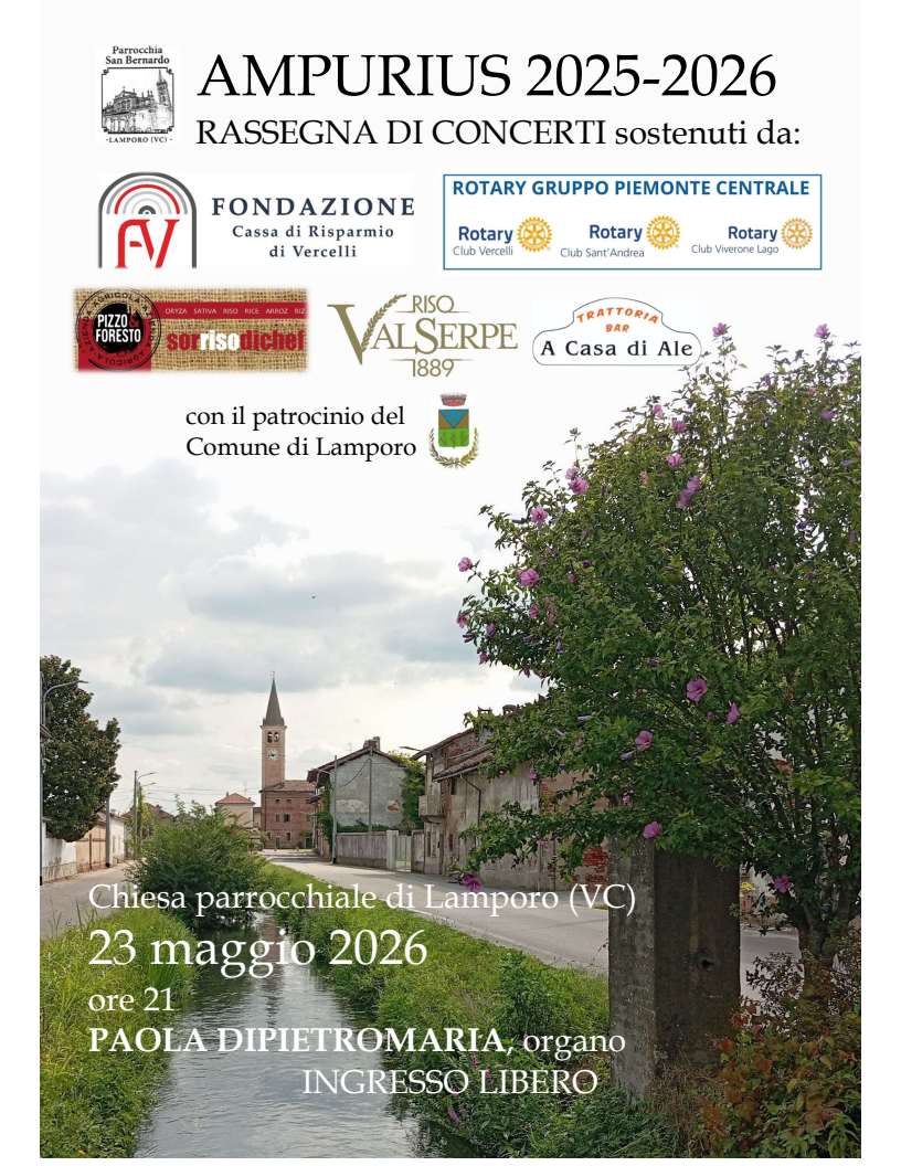 Concerto del 23 maggio 2026