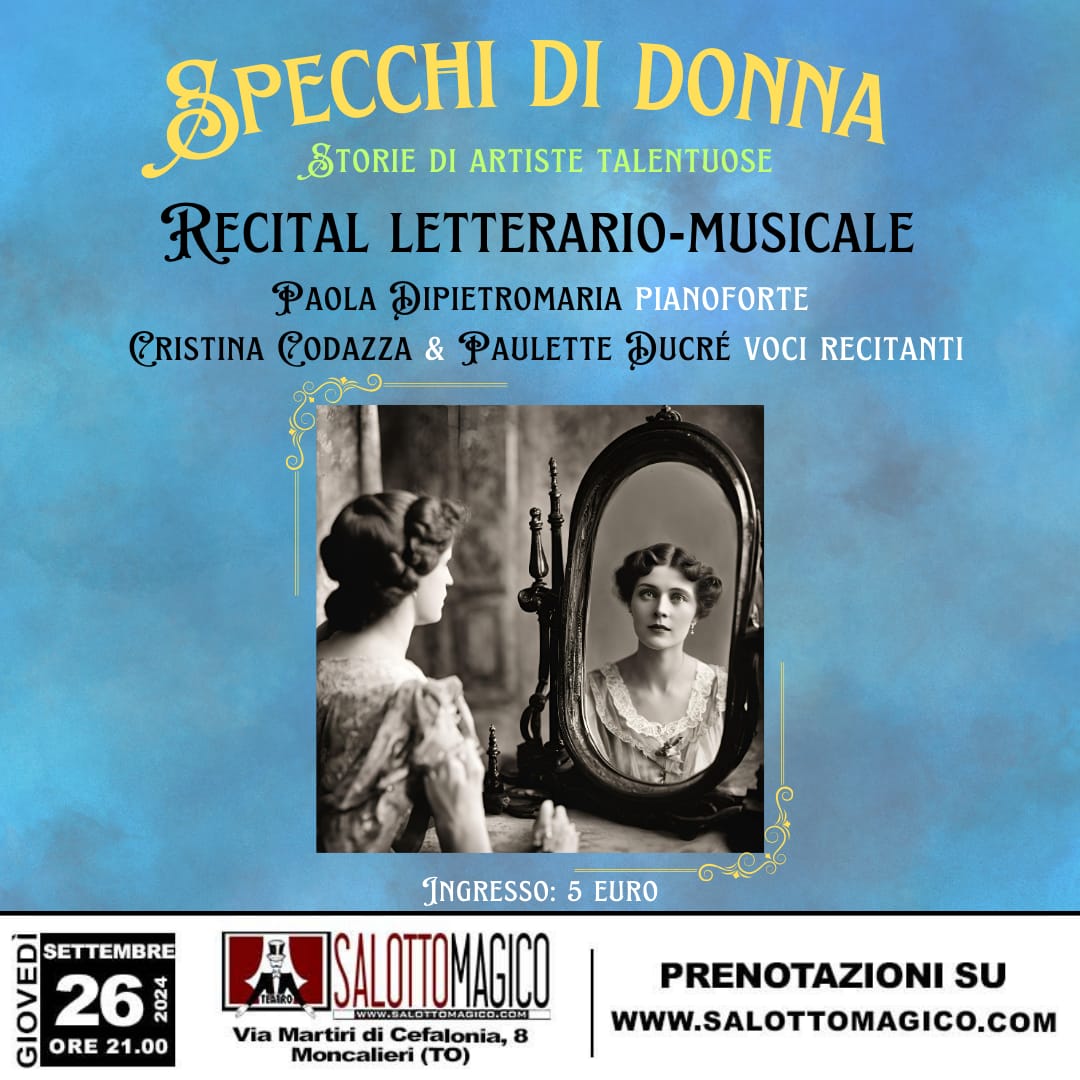locandina dello spettacolo Specchi di donna