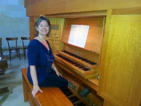 Paola Dipietromaria all'organo